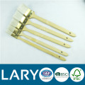 (6595) natural wooden handle white hollow level filament radiator brush